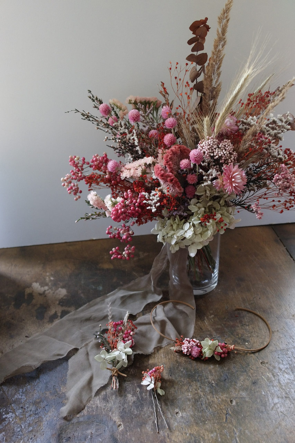 fleuriste mariage accessoires fleurs séchées nantes